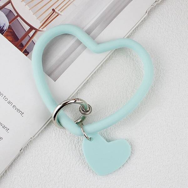 Silicone Heart Loop Phone Lanyard