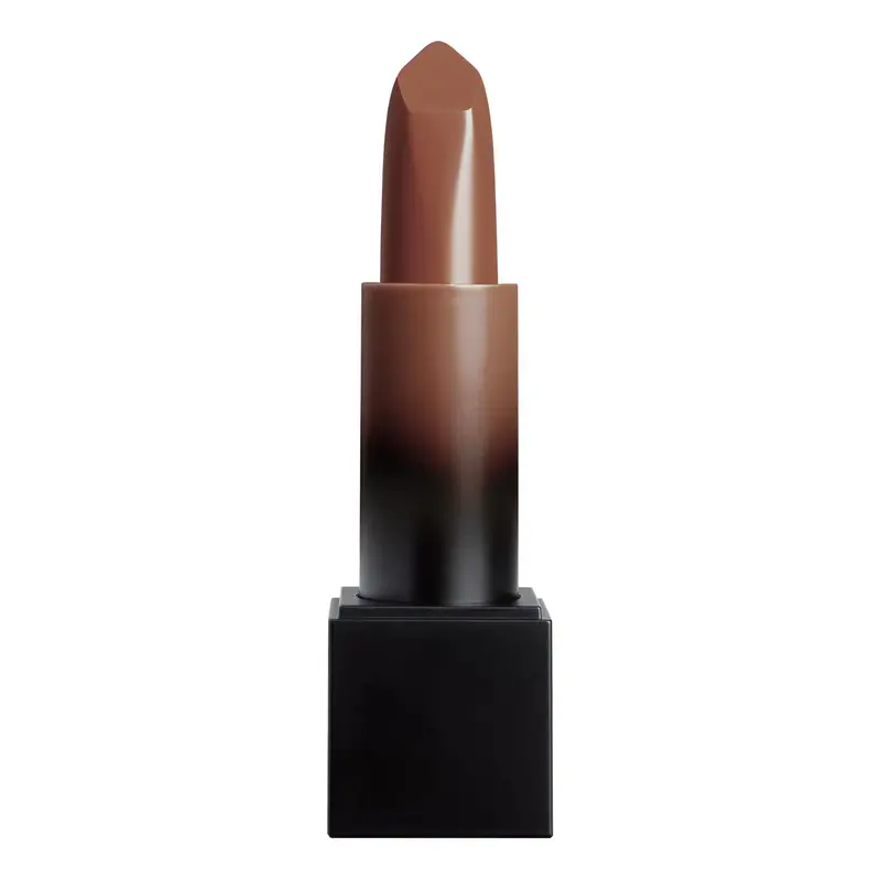 Huda Beauty Power Bullet Cream Glow Moisturizing Lipstick Color Brown Self Made 3 g