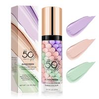 Color Correcting Facial Serum with SPF 50 PA+++: Moisturizing Primer for Even Skin Tone, Oil Control, and Sheer Brightening F...