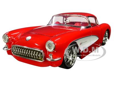 1957 Chevrolet Corvette Red with Red Interior \