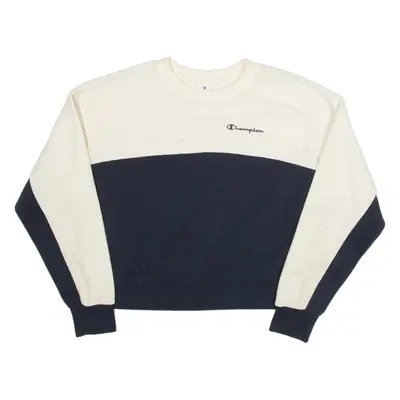 CHAMPION Womens Sweatshirt Blue M