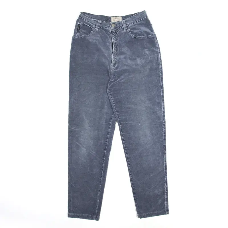 ARMANI Trousers Grey Regular Tapered Mens W24 L27