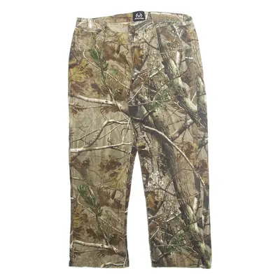 REALTREE Camo Mens Trousers Brown Regular Straight W38 L27
