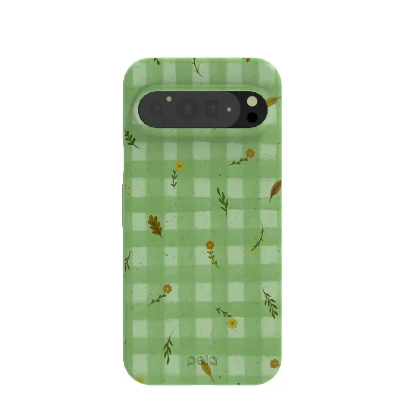 Sage Green Fall Gingham Google Pixel 9 Pro XL Case