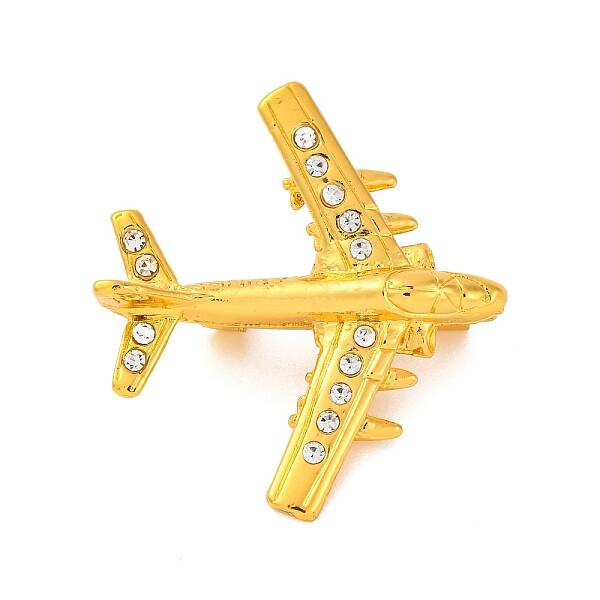 Zinc Alloy Crystal Rhinestone Brooch