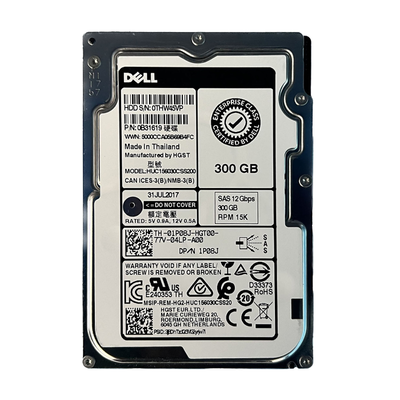 1P08J Dell 300GB 12Gb/s SAS 15000 2.5-Inch Hard Drive