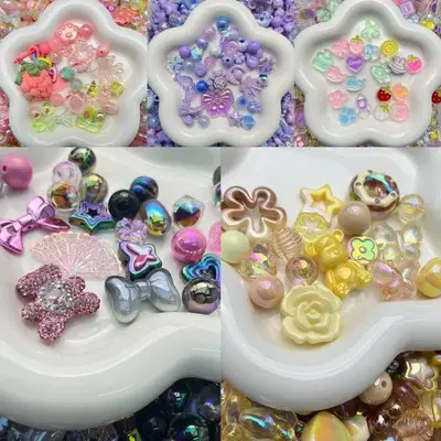 Low In Stock-Acrylic Beads Mix(16mm)-Beading making-Bead Assortmens-DIY