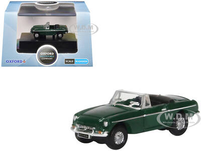 MG MGB Roadster RHD (Right Hand Drive) British Racing Green 1/148 (N) Scale Diecast Model Car by Oxford Diecast
