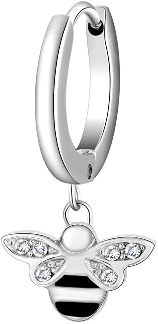 Brosway Single Earring IN Steel Bee with Chakra Crystals BHKE023EN