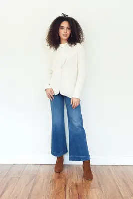Kate Blazer in Coconut Milk | Size: XS