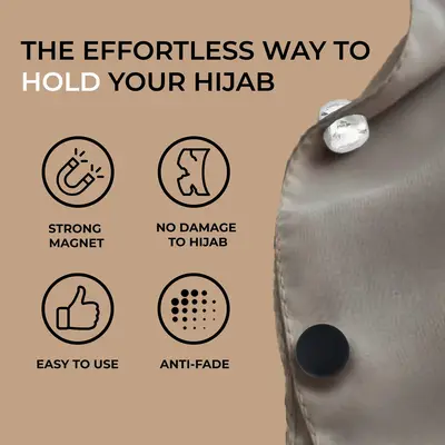 STRONG HIJAB MAGNETS (PACK OF 4)