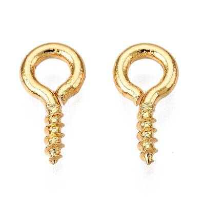 Brass Screw Eye Pin Peg Bails