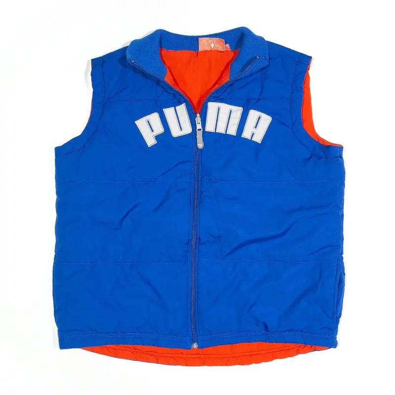 PUMA Insulated Blue Nylon Gilet Boys XL