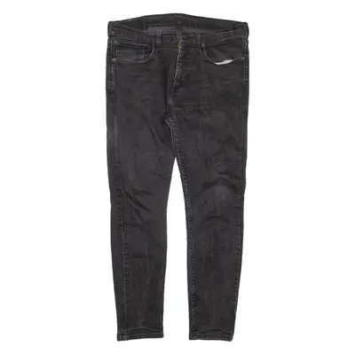 LEVI'S 519 Jeans Hi-Ball Mens Black Slim Skinny W34 L28