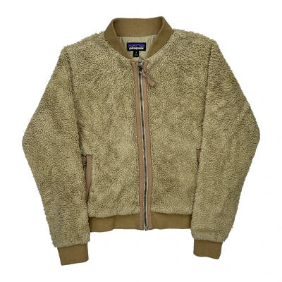 Patagonia Fleece Jacket - Medium Beige Polyester