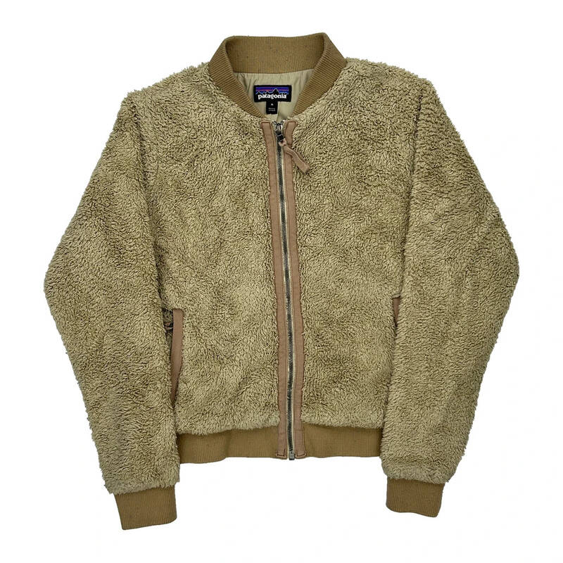 Patagonia Fleece Jacket - Medium Beige Polyester