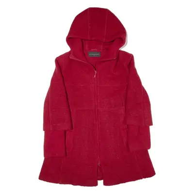SYNDICATE Overcoat Coat Red Wool Womens M