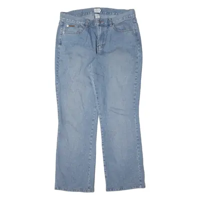 CALVIN KLEIN JEANS Womens Jeans Blue Regular Straight Stone Wash W34 L30