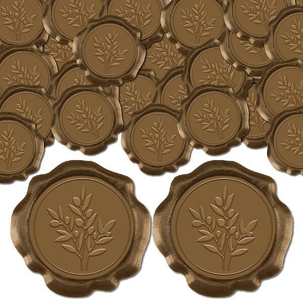 50Pcs Adhesive Wax Seal Stickers