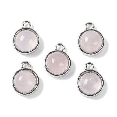 Natural Rose Quartz Pendants