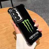 MS For S22 S23 S24 FE ULTRA PLUS Four CornersAnti-Fall Transparent Soft Silicone Phone CasesShell Tough Phone Cover L12 #SMMZ...
