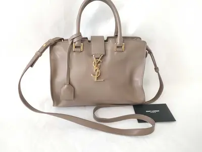 Pre-owned Yves Saint Laurent PVC Shoulder Bags Yves Mr./Ms. Baby Cavas 2WAY Handbag Handbag