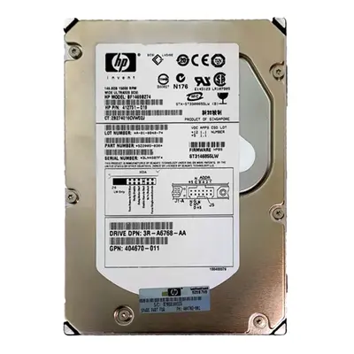404670-011 HP 146.8GB Ultra-320 SCSI 10000 3.5-inch Hard Drive