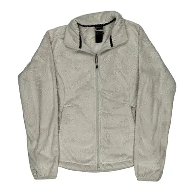 The North Face Fleece Jacket - Medium Cream Polyester