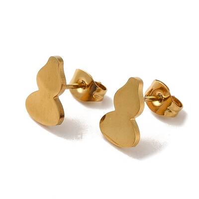 PVD Vacuum Plating 304 Stainless Steel Stud Earrings