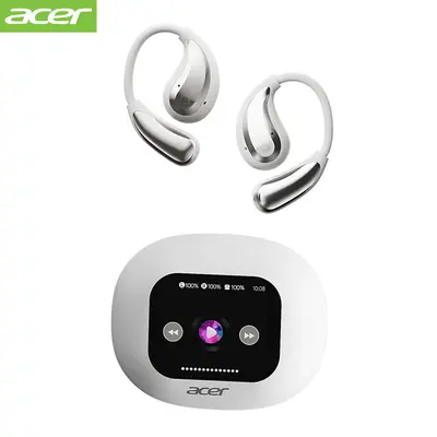 Acer OHR549 Wireless Earbuds 2025 New Clip On Ear Minimalist Design Noise Reduction All Day Standby