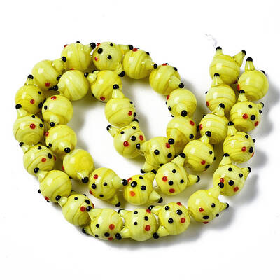 Handmade Bumpy Lampwork Beads Strands