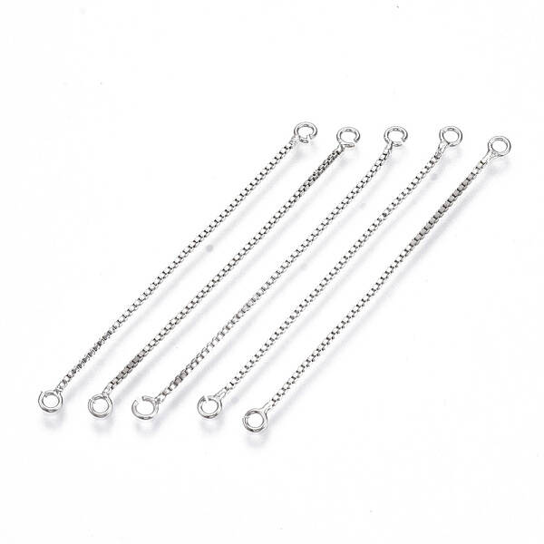 Brass Box Chain Tassel Links