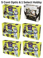 Break 6/24 6PM EST: 5 Contenders Optic and 1 Select Football Hobby Box Pick Your Team Mixer