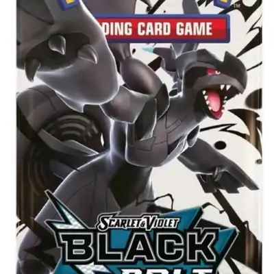 Black Bolt Booster Pack - Scarlet & Violet Trading Card Game - Collectible Card Game Featuring Black Bolt Design