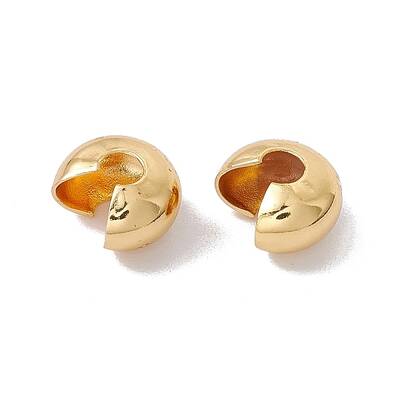 Brass Crimp Beads Covers