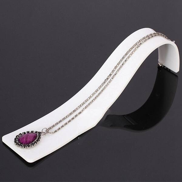Acrylic Pendant Necklace Jewelry Display Stands