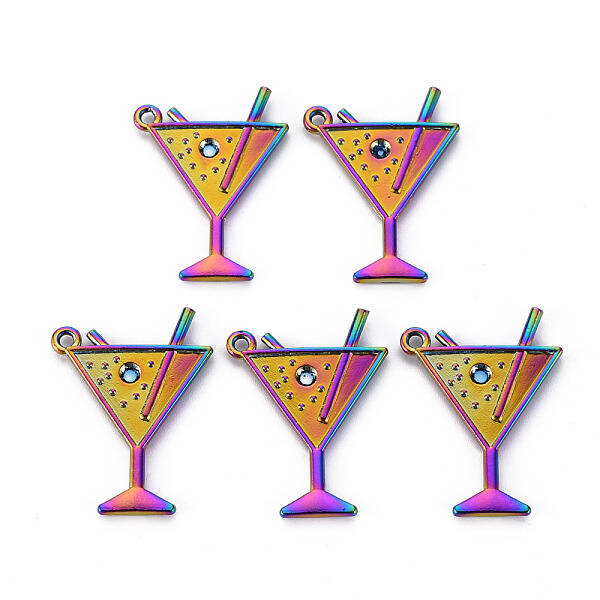 Alloy Pendant Rhinestone Settings