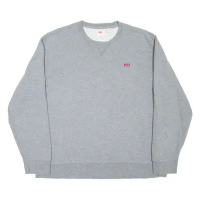 LEVI'S Mens Sweatshirt Grey L