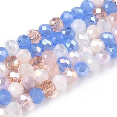 Electroplate Glass Beads Strands