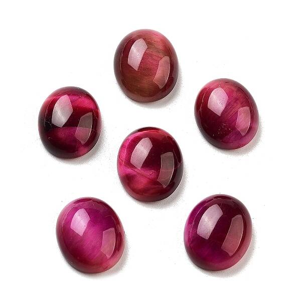 Dyed Natural Tiger Eye Cabochons
