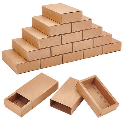 Kraft Paper Storage Gift Drawer Boxes