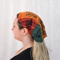 Patchwork Headbands, Cotton Head Wraps, Handmade Turbans, Patch Unisex  Hair Wraps, Bohemian Festival Fashion, Boho Hair Acce...