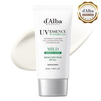 [OFFICIAL d'Alba] White Truffle Waterfull Mild Sun Cream - SPF 50+ PA+++ 100% Korean Mineral Sunscreen - Vegan Sun Care (1.69...
