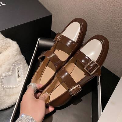 CHIKO Aisha Round Toe Block Heels Mary Jane Shoes