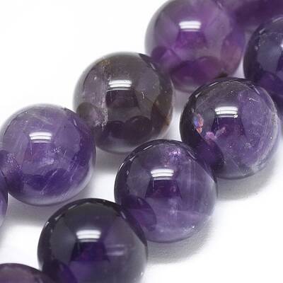 Natural Amethyst Beads Strands