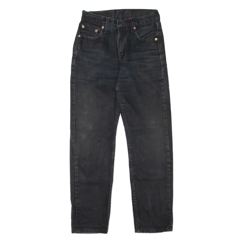 LEVI'S 534 02 Womens Jeans Black Regular Tapered W26 L28