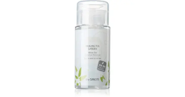 The Saem Healing Tea Garden White Tea Eye and Lip Make-up Remover for Sensitive Skin 150ml