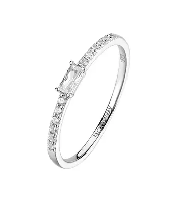 Brosway Affascinante Anello In Argento Con Zirconi Fancy Infinite White Fiw167 - Circuito: 50 Mm