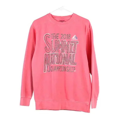 2018 Summit National Championships Comfort Colors Sweatshirt - Small Pink Cotton Blend