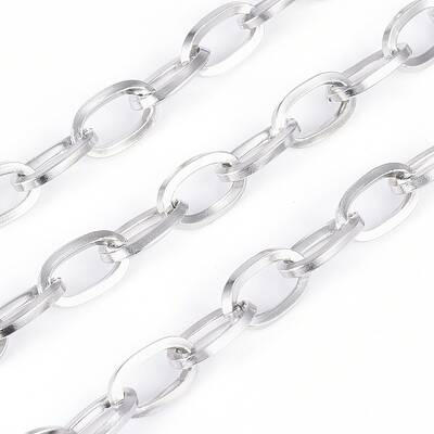 Tarnish Resistant 304 Stainless Steel Cable Chains